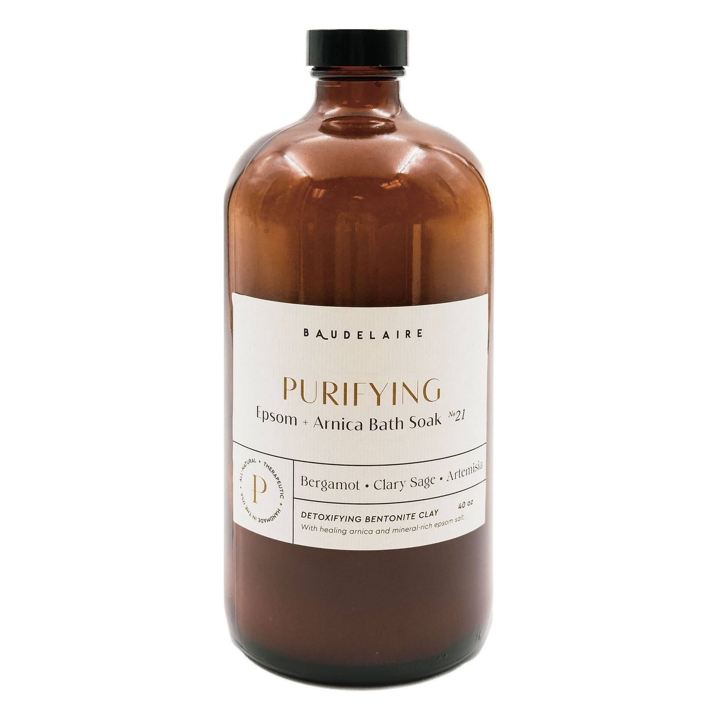 Baudelaire - PURIFY – Epsom + Arnica Soak 40oz