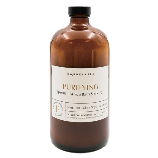 Baudelaire - PURIFY – Epsom + Arnica Soak 40oz