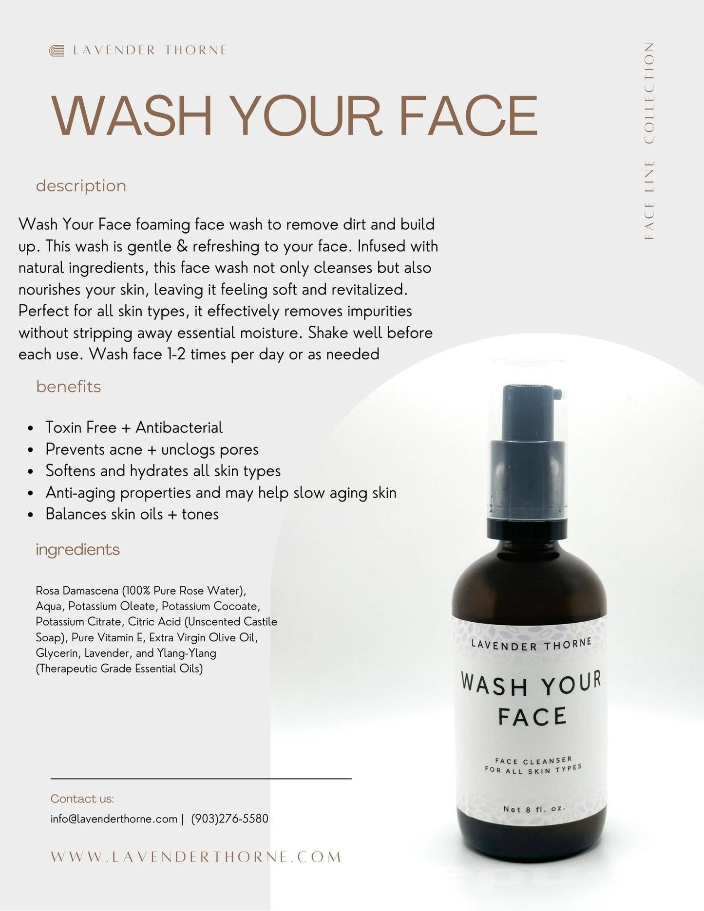 Lavender Thorne - Wash Your Face