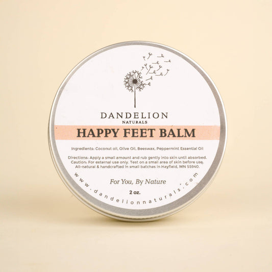 Dandelion Naturals - Heel Balm | Foot Moisturizer | Foot Salve | Foot Cream