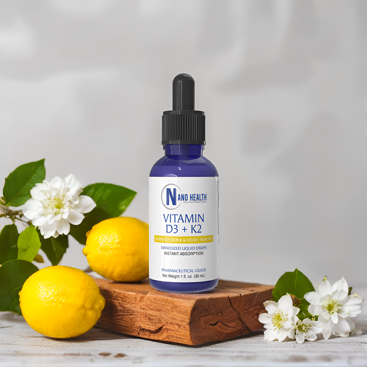 Nanoceutical Solutions - Nano Vitamin D3 + K2