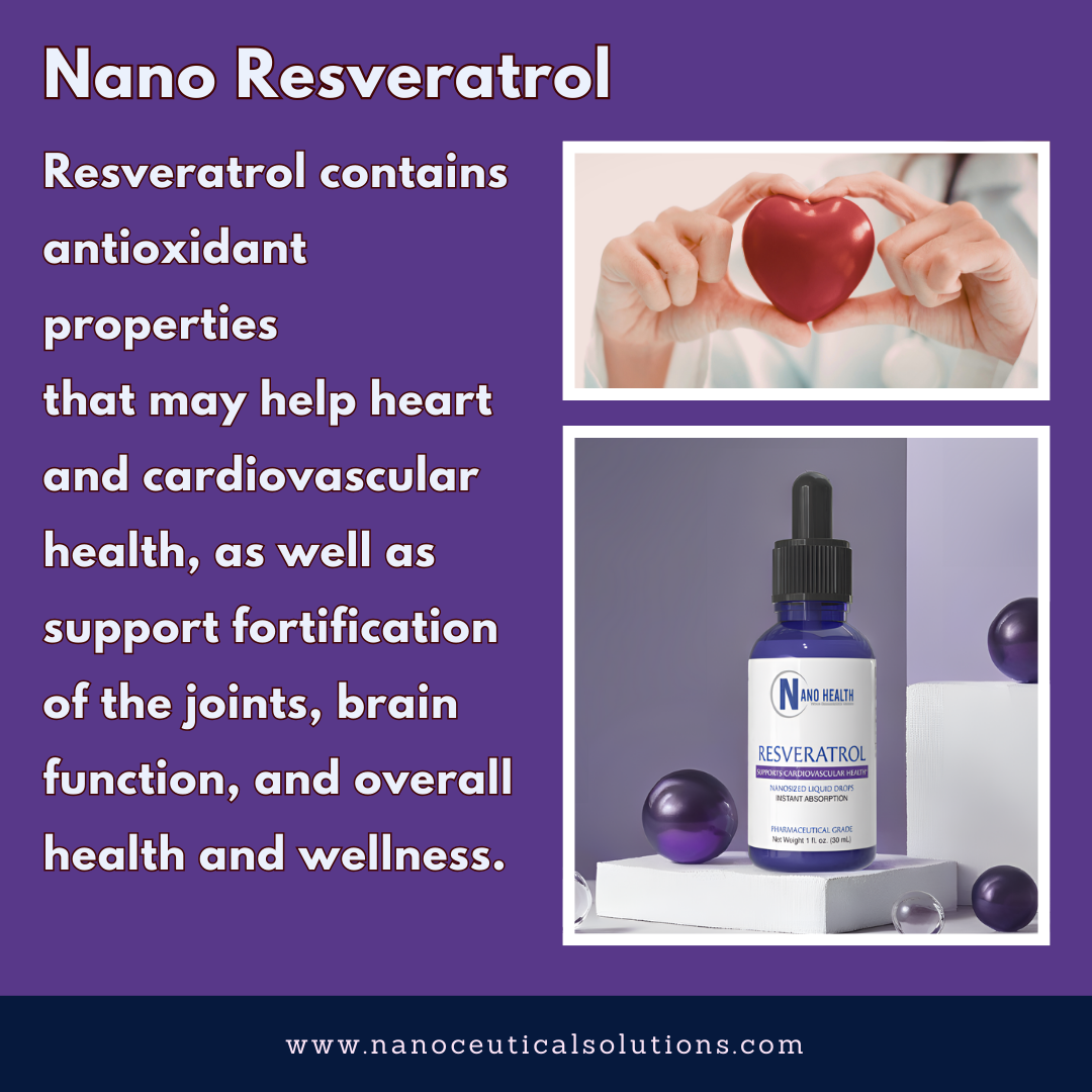 Nanoceutical Solutions - Nano Resveratrol Oral Supplement/Vitamin