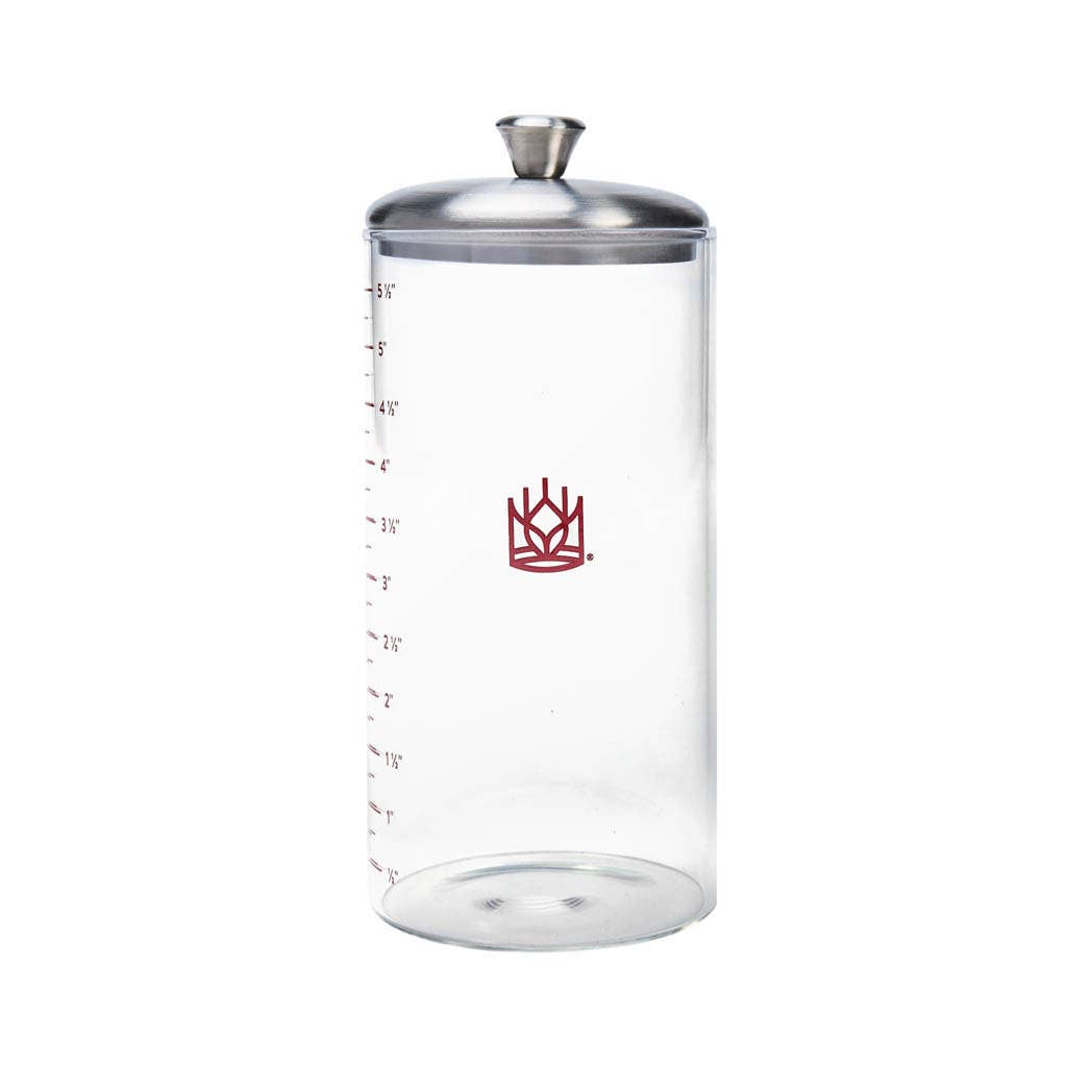 HIC - Harold Import Co. - Petite Glass Sourdough Storage Crock Set