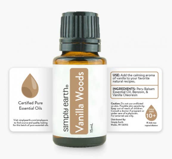 Simply Earth - Vanilla Woods Essential Oil Blend