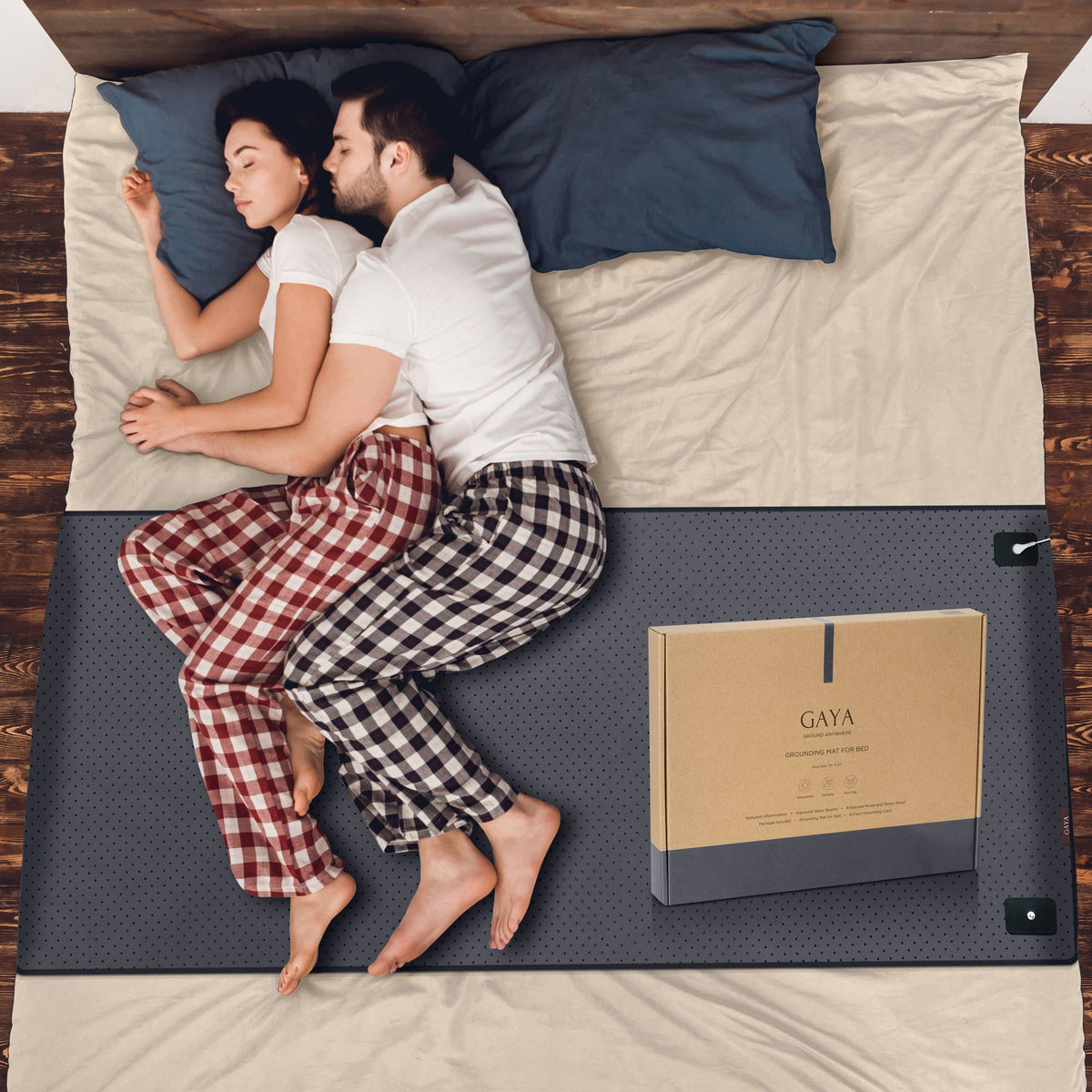 GAYA - Grounding Mat for Bed – Better Sleep & Inflammation