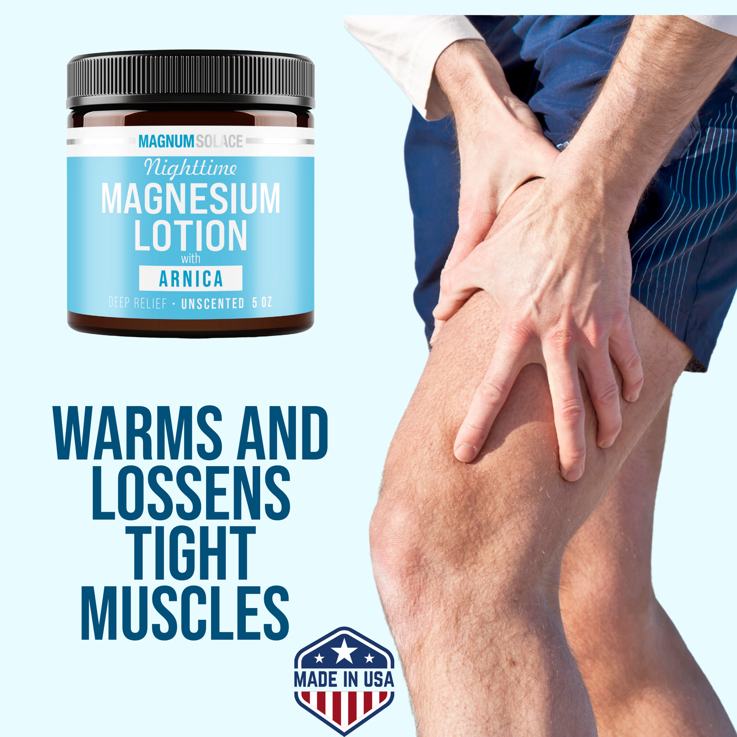 Magnum Solace - Nighttime Magnesium Lotion with Arnica