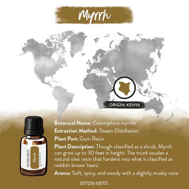 Simply Earth - Myrrh Essential Oil 5ml