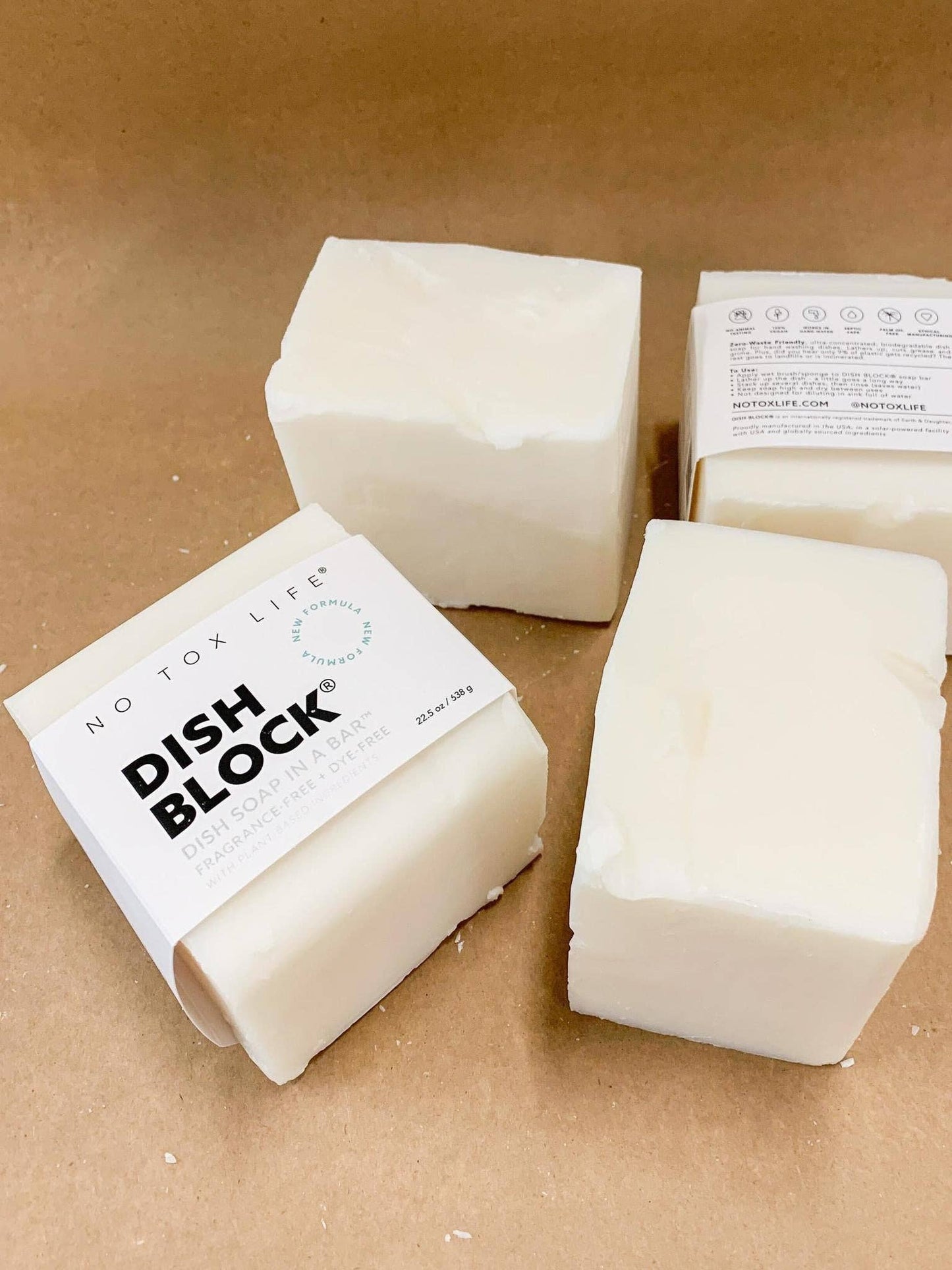 No Tox Life - DISH BLOCK® solid dish soap - Imperfect box - No Tox Life®