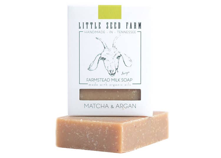 Little Seed Farm - Matcha & Argan Bar Soap - Antioxidant Rich