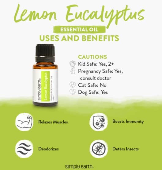 Simply Earth - Lemon Eucalyptus Essential Oil