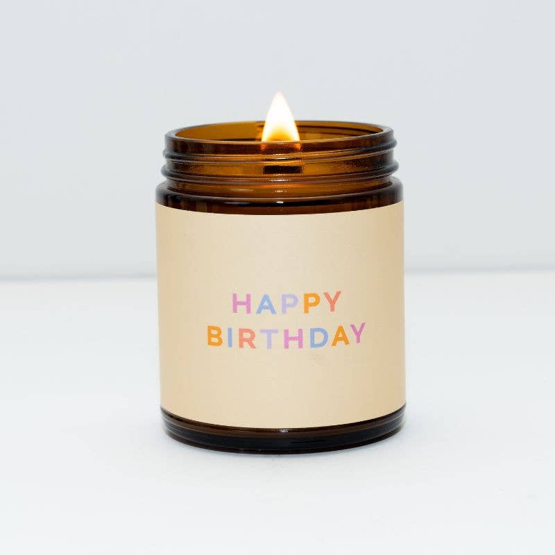 Fontana Candle Co. - Happy Birthday Beeswax & Essential Oil Celebrate Jar Candle