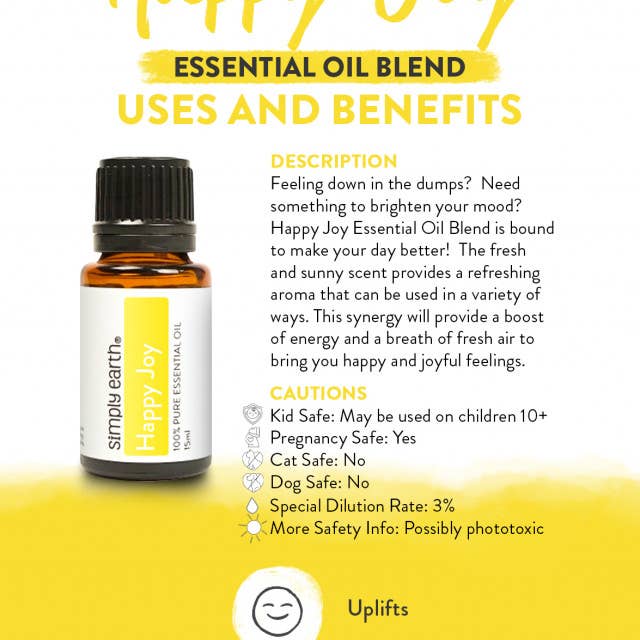 Simply Earth - Happy Joy Essential Oil Blend