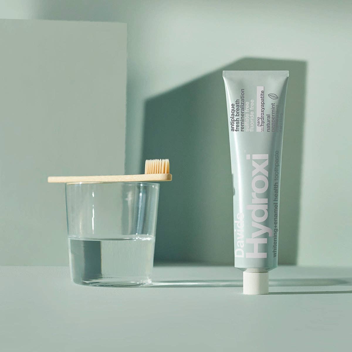 Davids Health Sciences, Inc - Davids Hydroxi™ whitening+enamel health nano hydroxyapatite premium toothpaste / peppermint