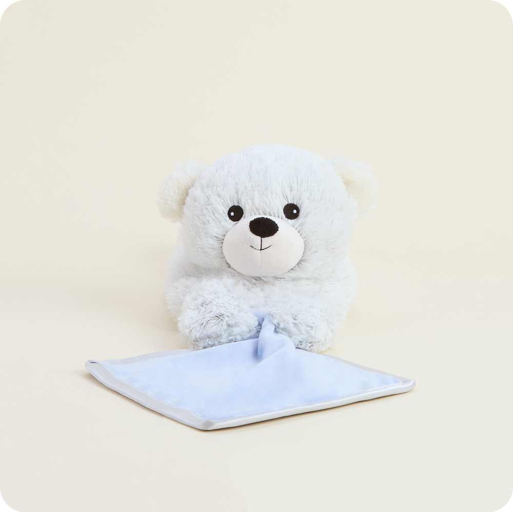 Warmies - Lavender Scented Plush - Gifts - Brown Marshmallow Bear Blanket Warmies