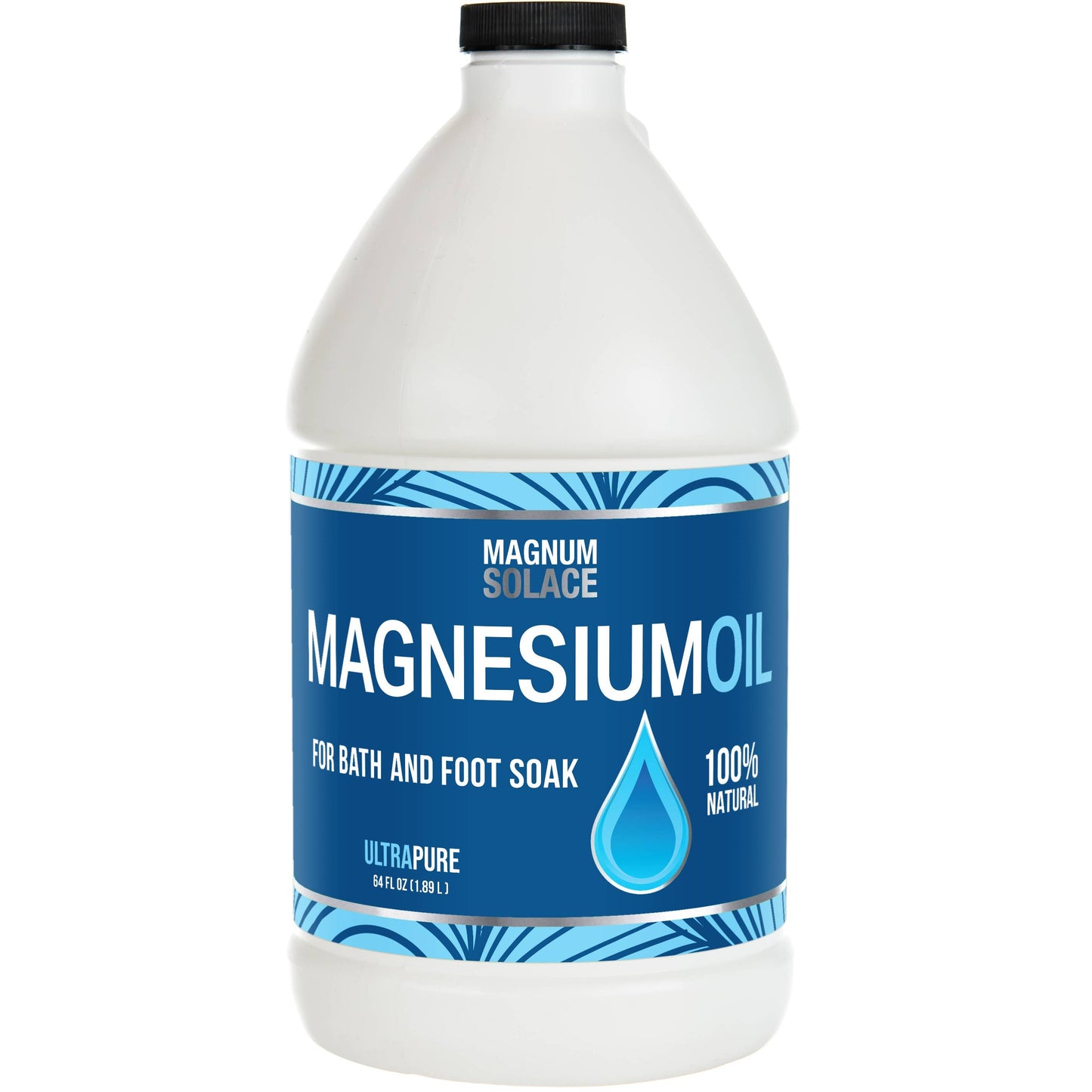 Magnum Solace - Magnesium Oil Spray for Restless Legs, Sleep, Muscle Relief: 8oz