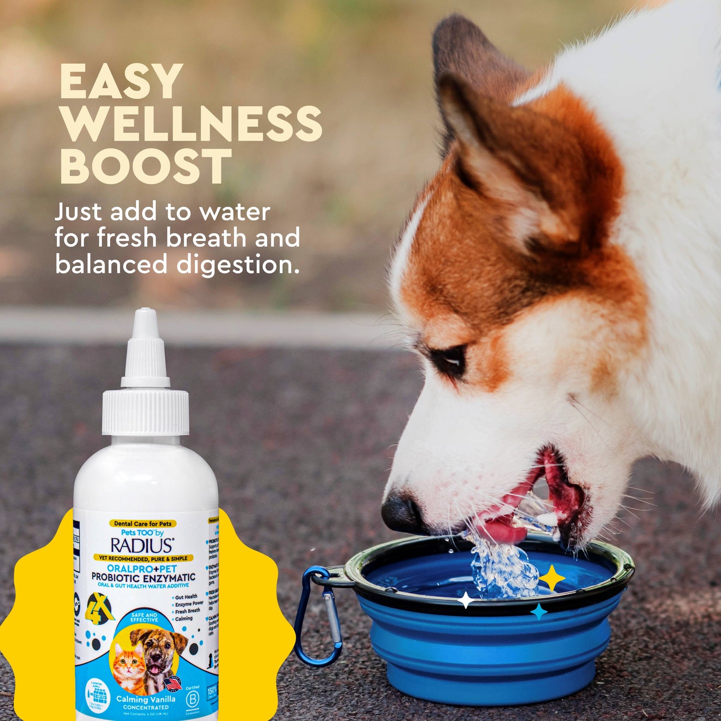 RADIUS - OralPro+ Pet Probiotic Enzymatic Water Additive