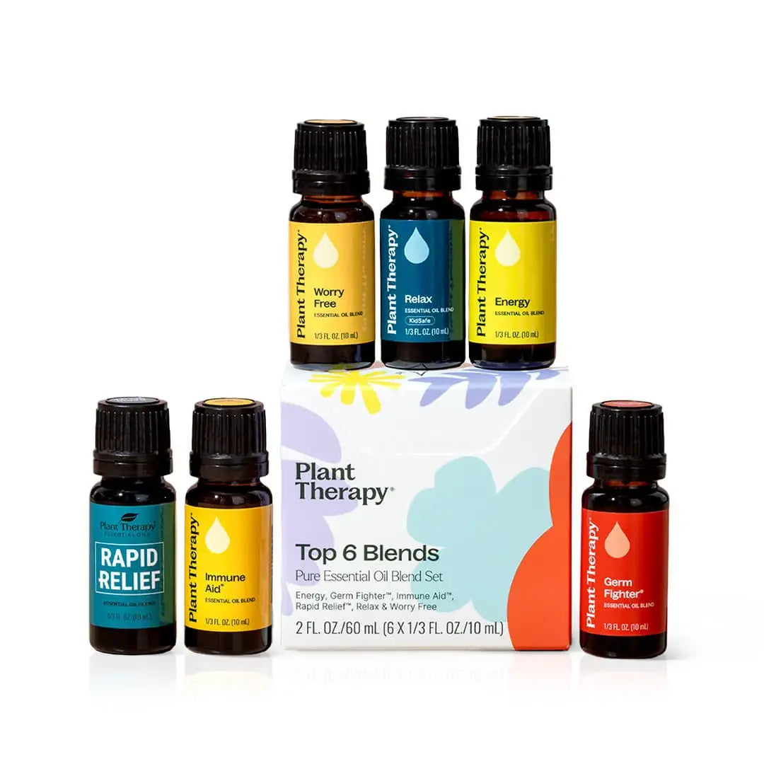 Plant Therapy - Top 6 Essential Oil Blends Set