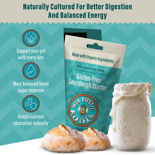My Rustic Roots - Gluten-Free Sourdough Starter Culture - Bestseller - Organic