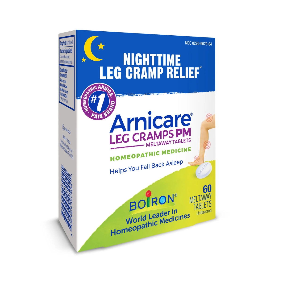 Boiron Arnicare Leg Cramps PM Meltaway Tablets