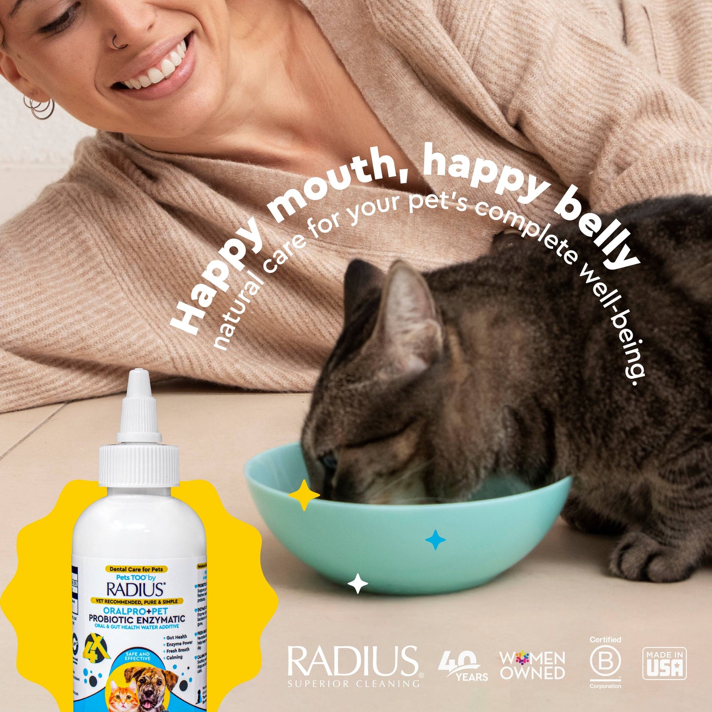 RADIUS - OralPro+ Pet Probiotic Enzymatic Water Additive