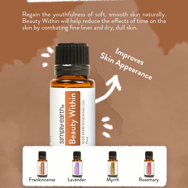 Simply Earth - Beauty Within Essential Oil Blend 15ml