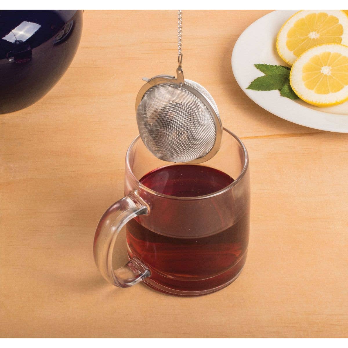 HIC - Harold Import Co. - Mesh Ball Tea Infuser for Loose Leaf Tea, 2.5in