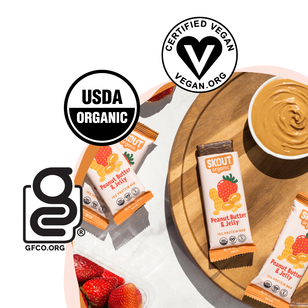 Skout Organic - Skout Organic Peanut Butter & Jelly Protein Bar | Vegan