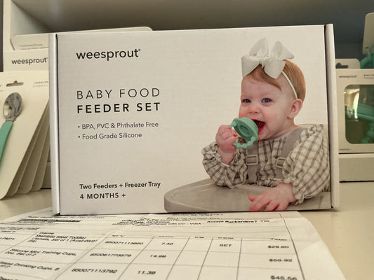 Baby food feeder set