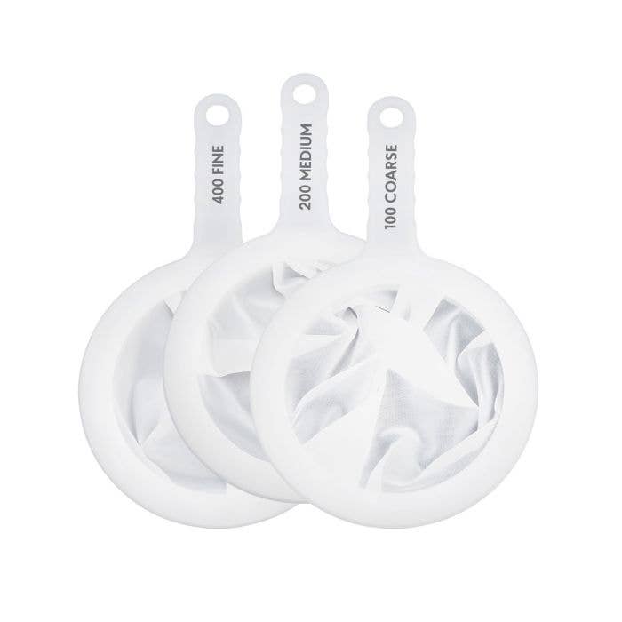 HIC - Harold Import Co. - HIC Kitchen Ultra-Fine Mesh Strainers, Set Of 3