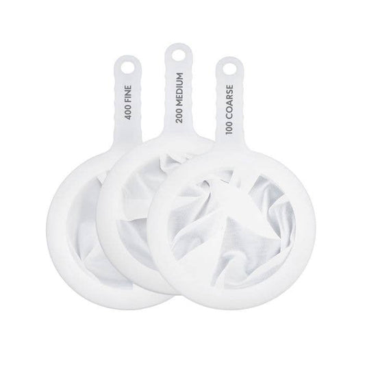 HIC - Harold Import Co. - HIC Kitchen Ultra-Fine Mesh Strainers, Set Of 3