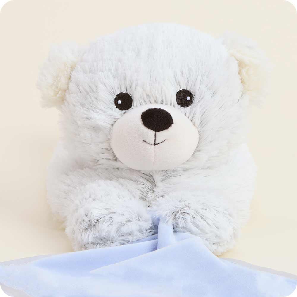 Warmies - Lavender Scented Plush - Gifts - Brown Marshmallow Bear Blanket Warmies