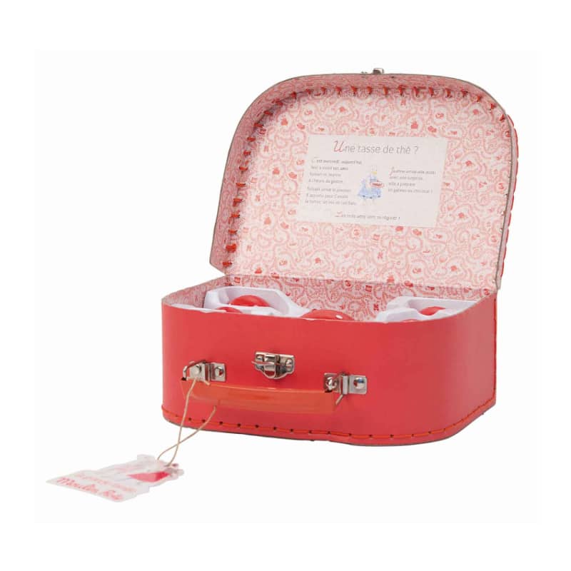 Speedy Monkey - Suitcase - Tea Party Ceramic Set The Big Family - Moulin Roty