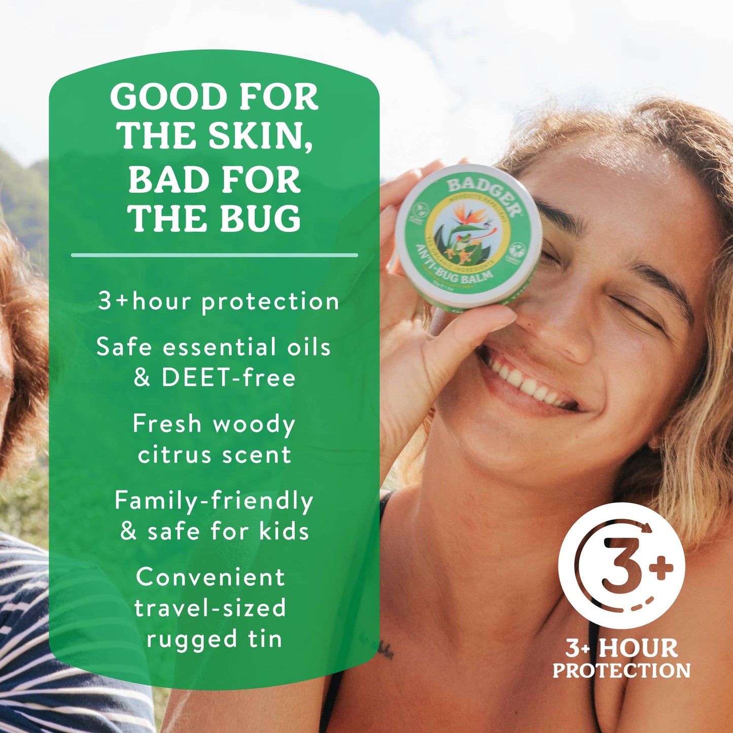 Badger - Badger Bug Repellent Tin, Organic and Deet-Free