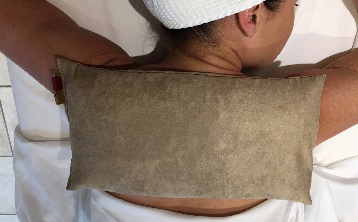 Hot Cherry Pillows - 7SU Large Rectangular, Unwrapped for Spa Treatments