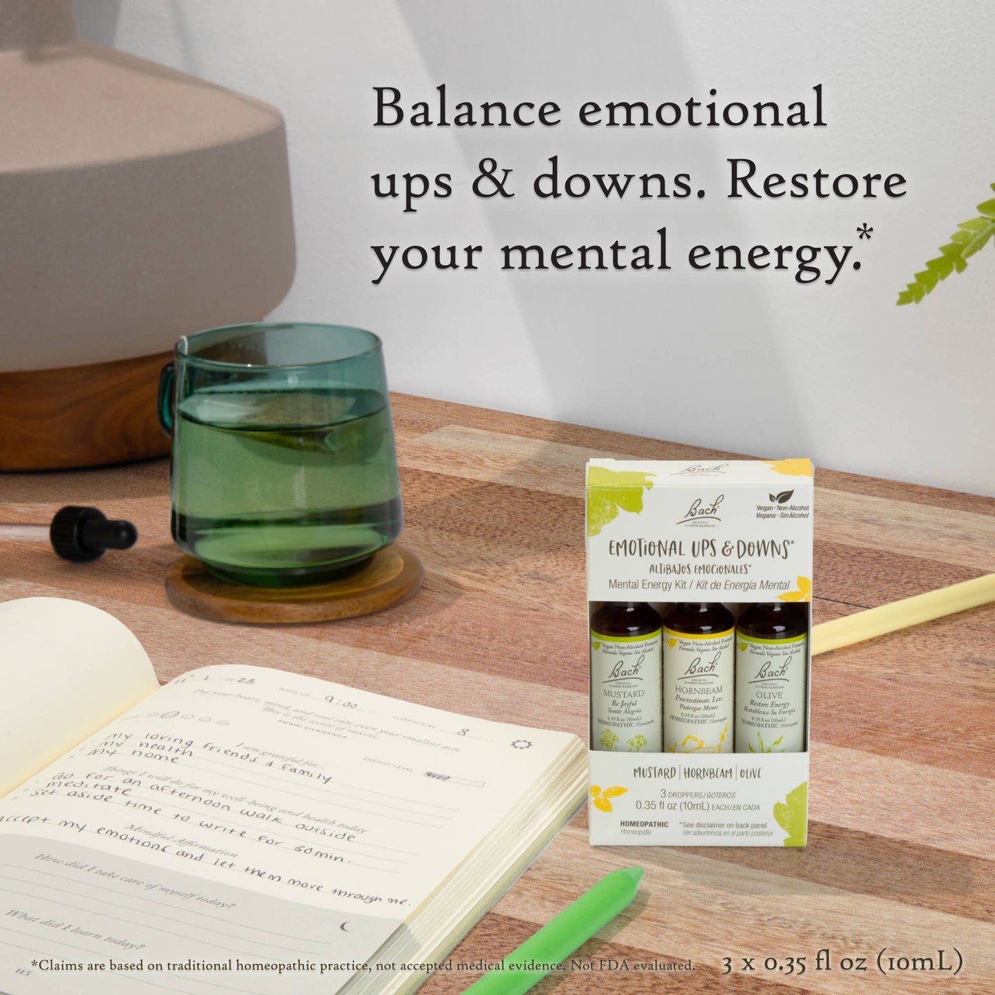 RESCUE & Bach Original Flower Remedies - Bach Original Flower Remedies, Emotional Ups/Downs Trio Kit