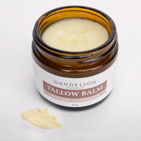 Dandelion Naturals - Tallow Balm with Organic Jojoba, Tea Tree & Lavender Oils