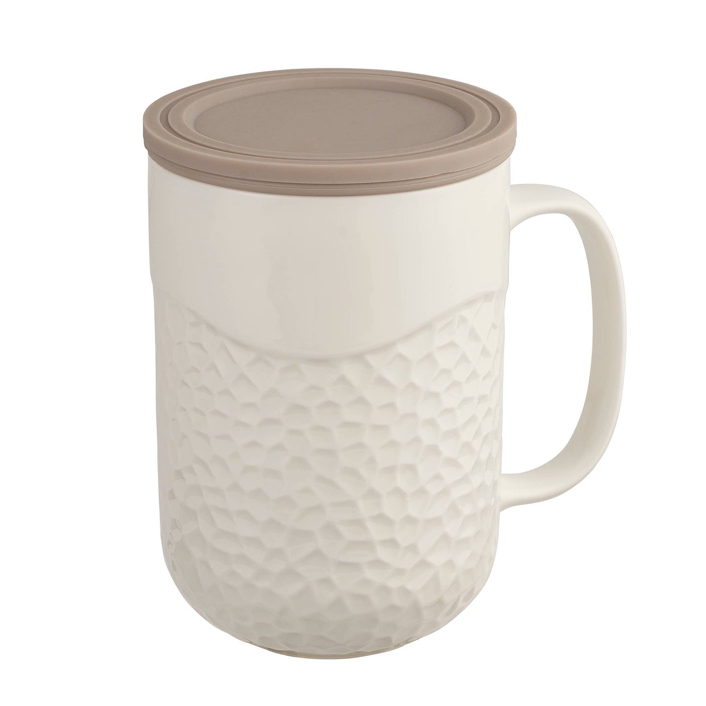 CasaWare - 15oz Tea Infuser Mug Coral