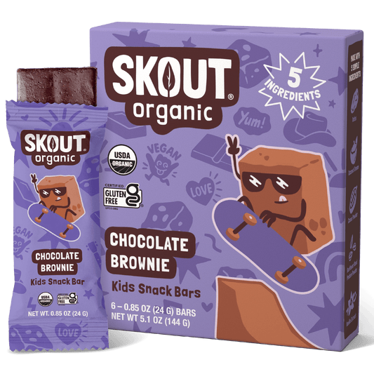 Skout Organic - Skout Organic Chocolate Brownie Kids Snack Bar | Plant-Based