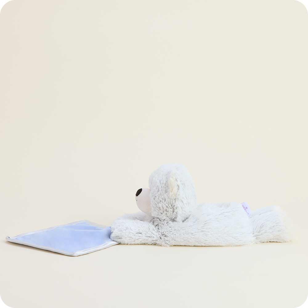 Warmies - Lavender Scented Plush - Gifts - Brown Marshmallow Bear Blanket Warmies