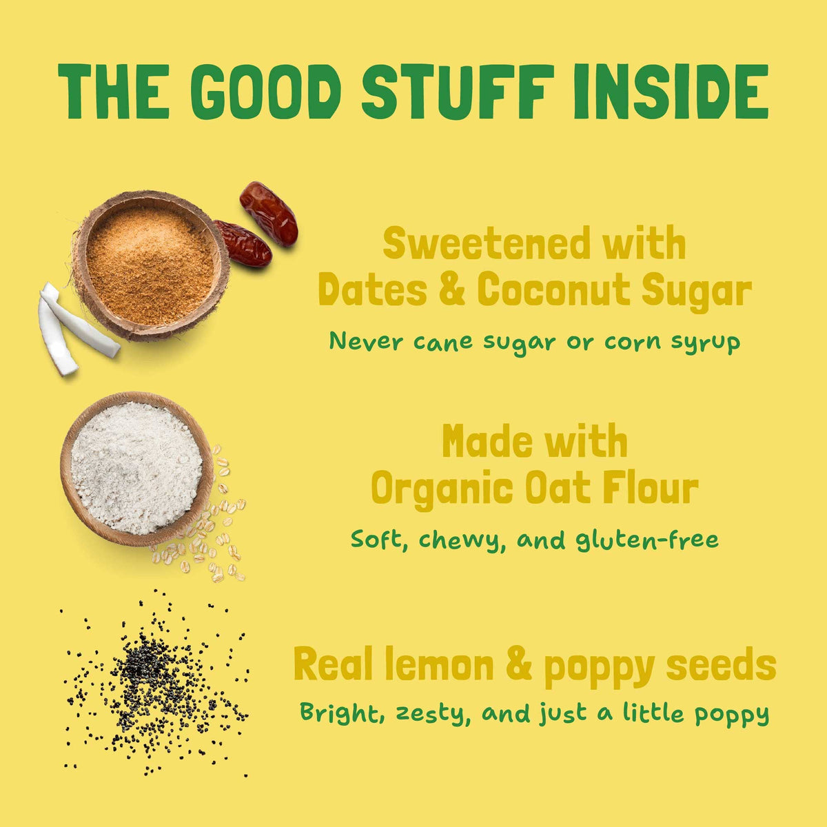 Skout Organic - Skout Organic Lemon Poppyseed Soft Baked Cookies