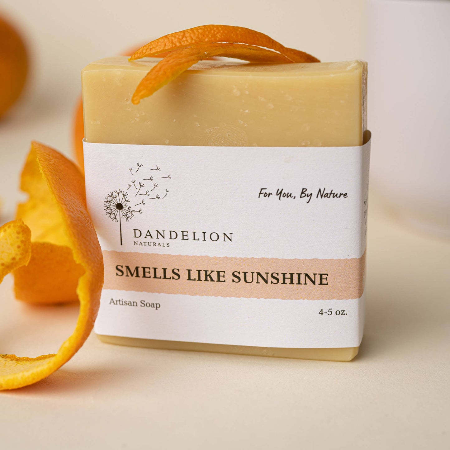 Dandelion Naturals - Smells Like Sunshine Bar Soap | Grapefruit Orange Lemon Soap