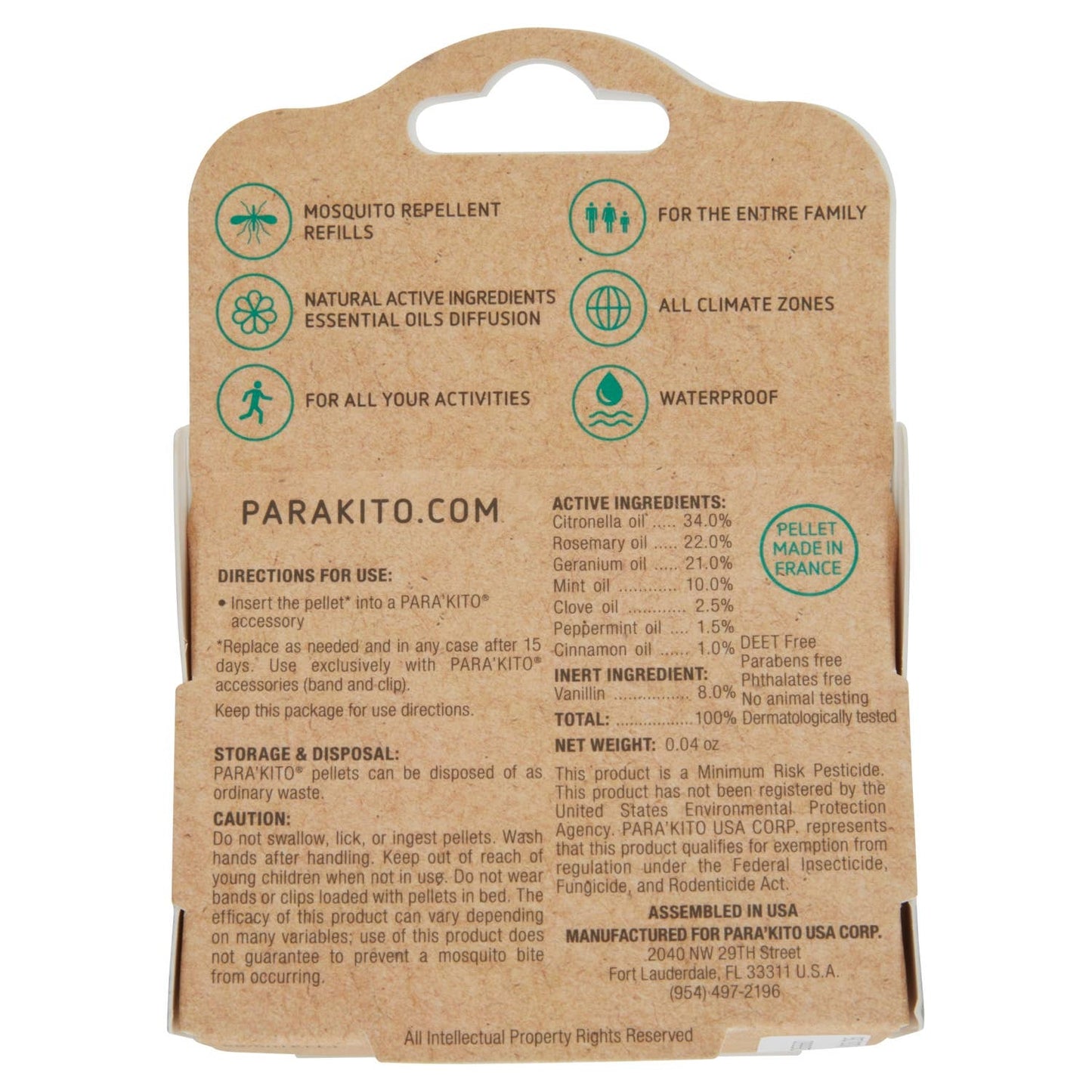 Natural Mosquito Repellent Refills - Made in France