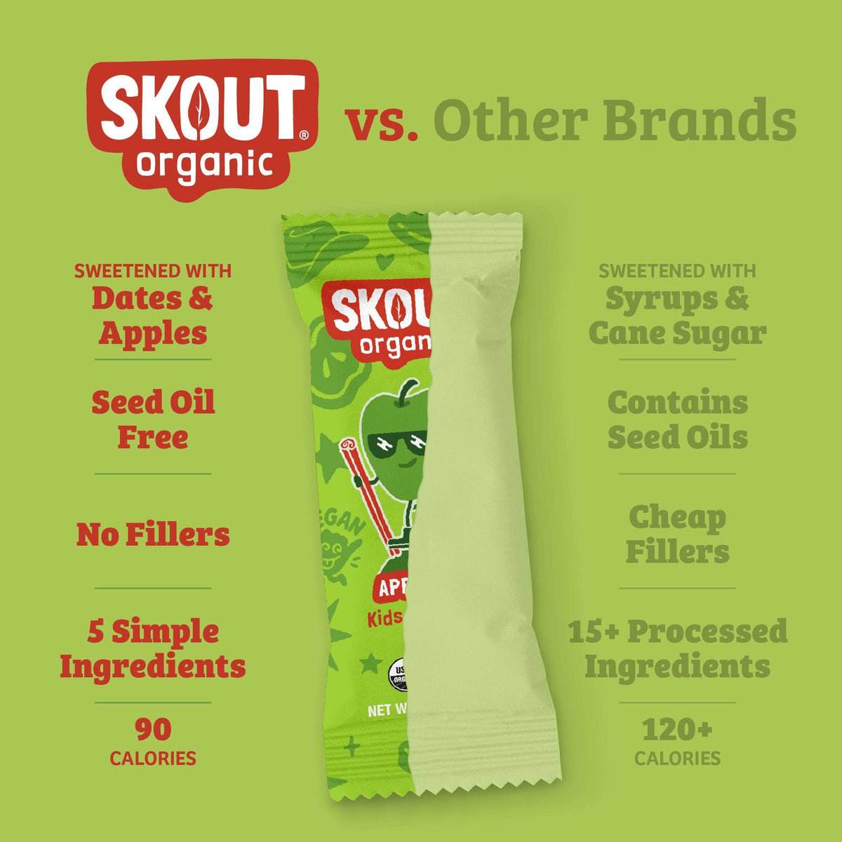 Skout Organic - Skout Organic Apple Pie Kids Snack Bar | Nut-Free