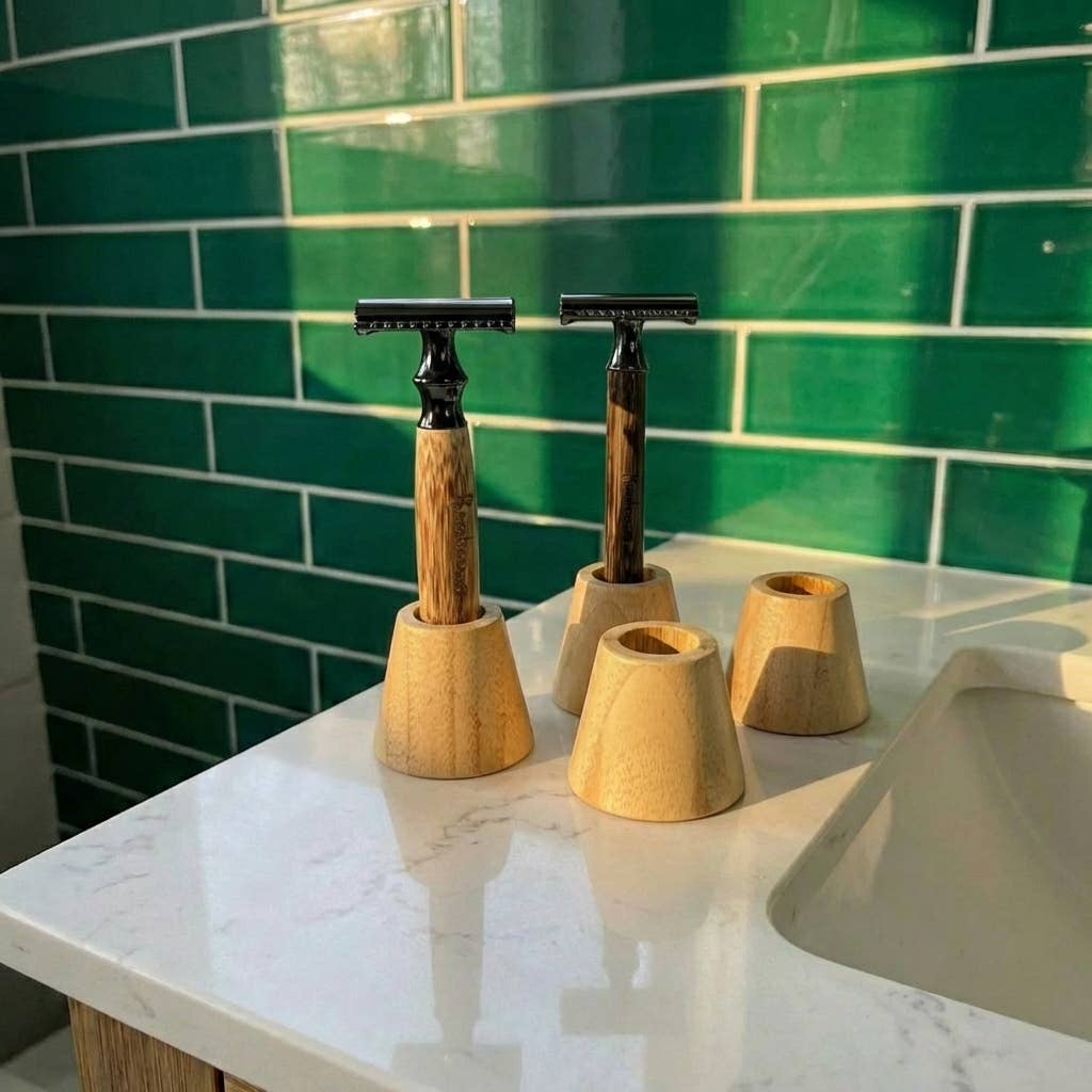 Bamboo Switch - Bamboo Razor Holder Stand