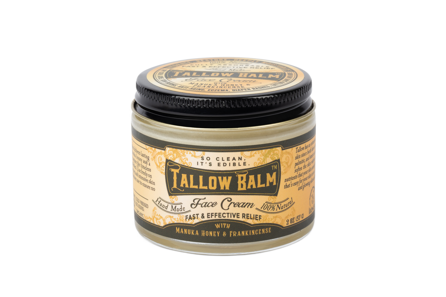 Roots And Leaves - Tallow Face Cream with Manuka Honey