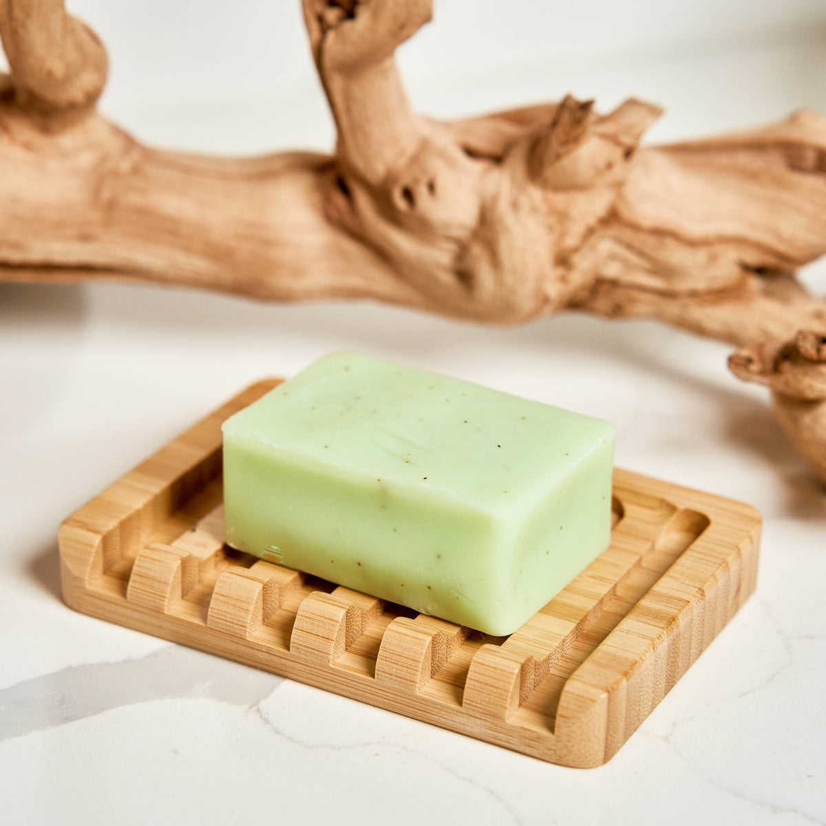 Bamboo Switch - Slatted Bamboo Soap Lift
