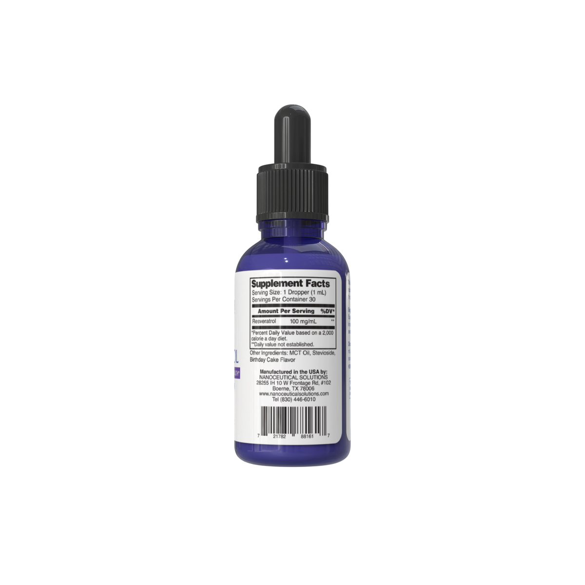 Nanoceutical Solutions - Nano Resveratrol Oral Supplement/Vitamin