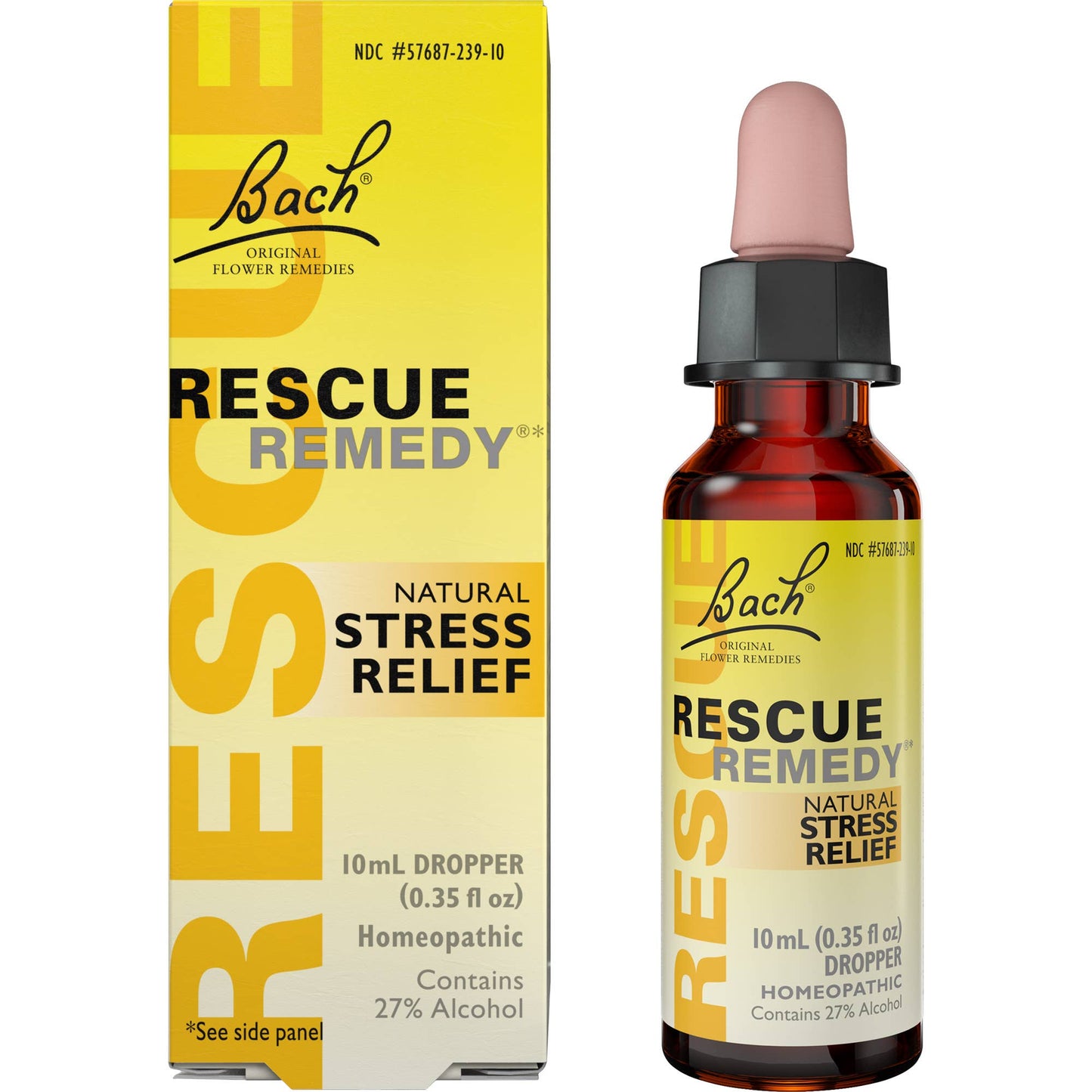 RESCUE & Bach Original Flower Remedies - Bach Rescue Remedy Natural Stress Relief Dropper