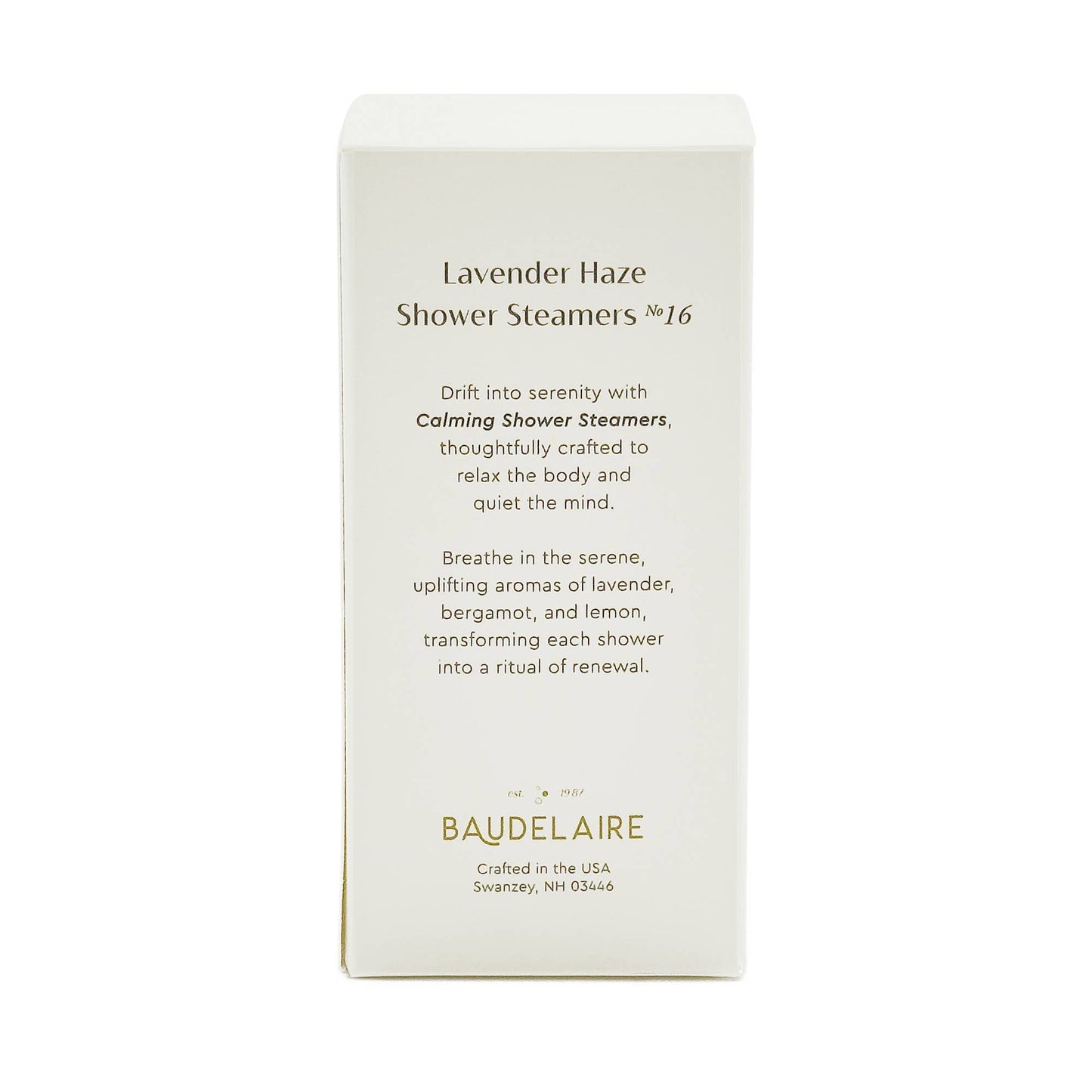 Baudelaire - CALM – Lavender Haze Shower Steamers 7oz