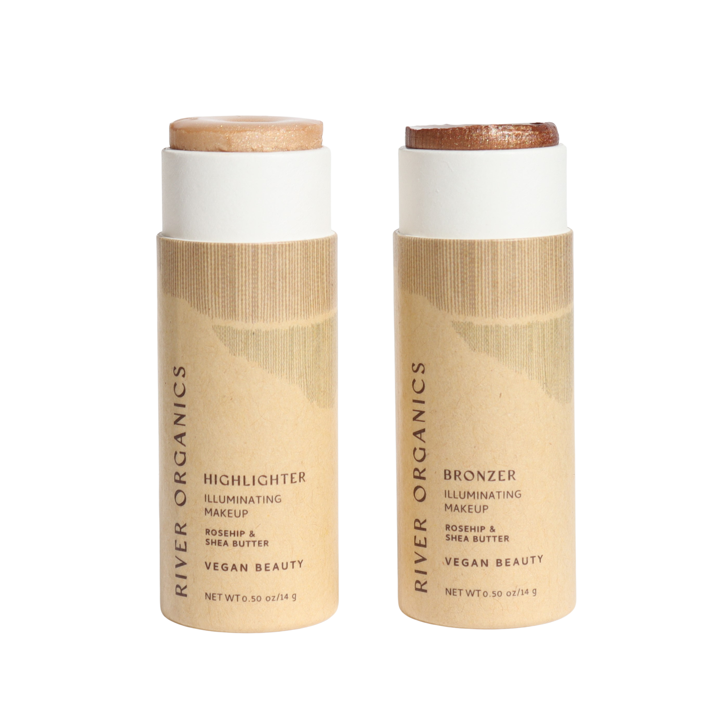 River Organics - Highlighter and Bronzer Sets